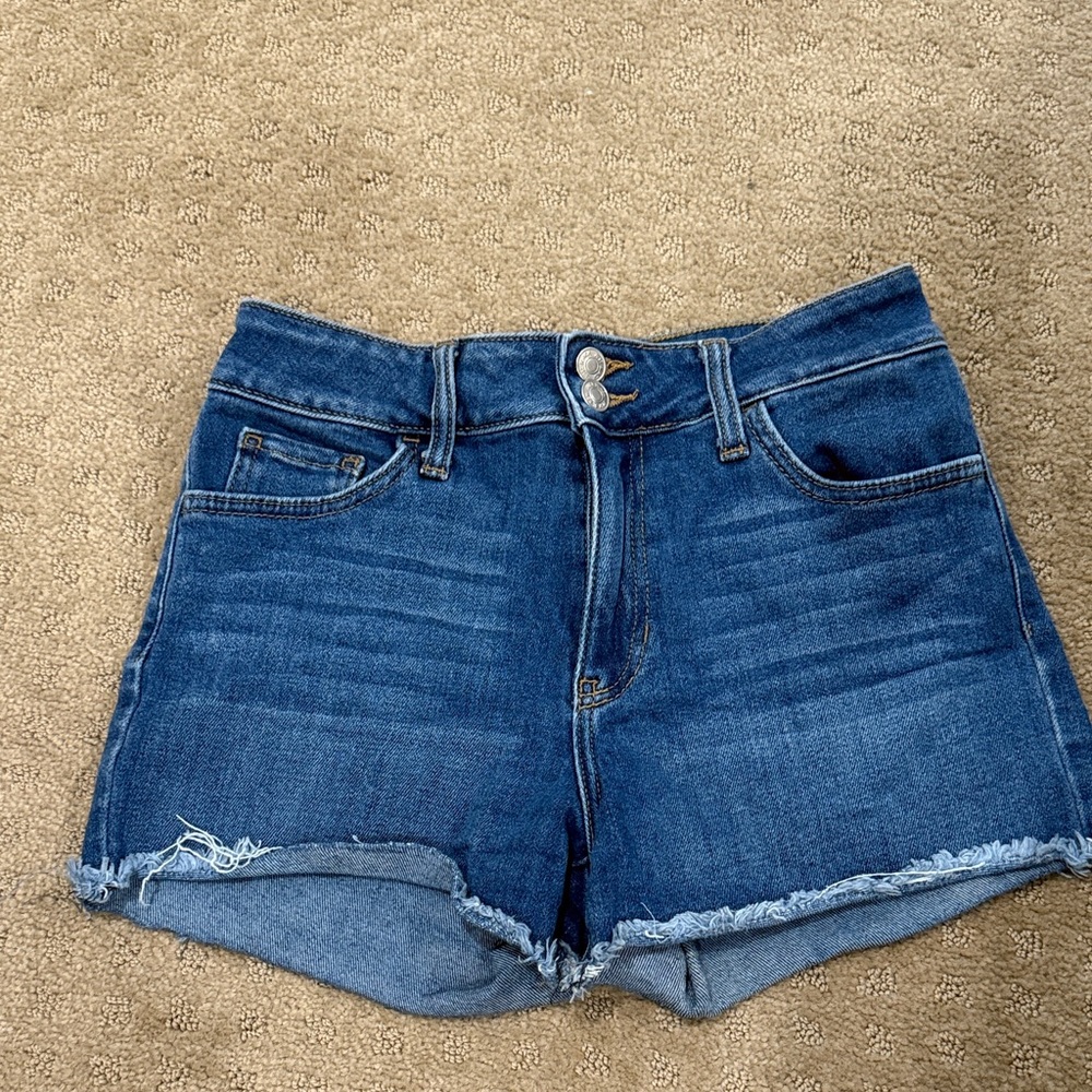 Just Black Dark Blue Jean Shorts